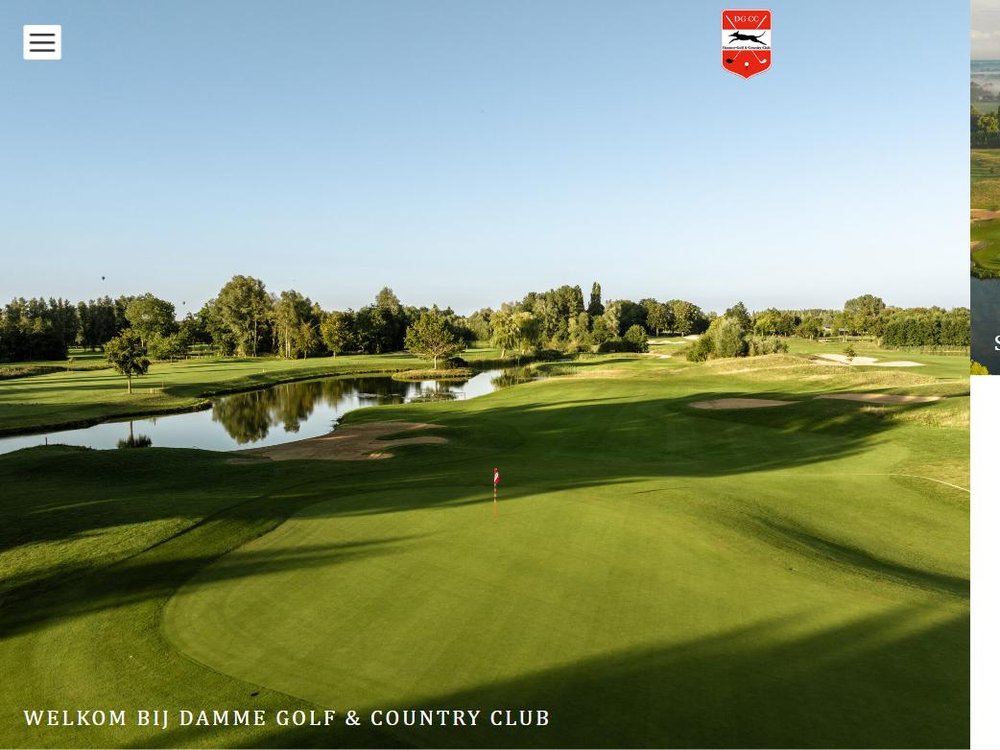 Website van Damme Golf & Country Club